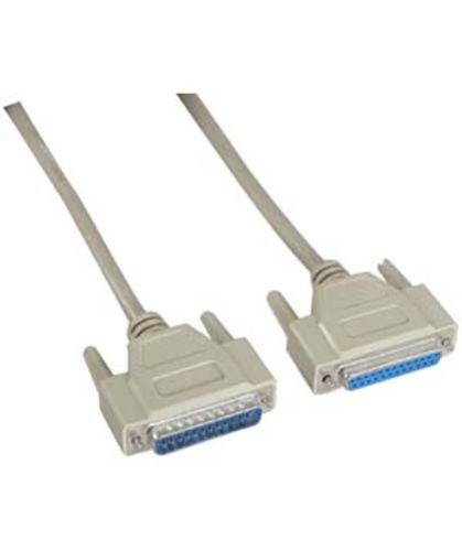 15 PIES DB25 DB 25 IEEE1284 25-PINES MACHO A HEMBRA M/F CABLE DE EXTENSION PARALELO