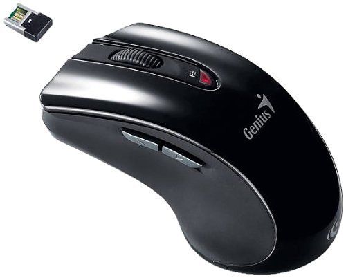 Genius DX-L8000 - Ratón (RF inalámbrico, BlueEye, Oficina, Negro, mano derecha, USB)