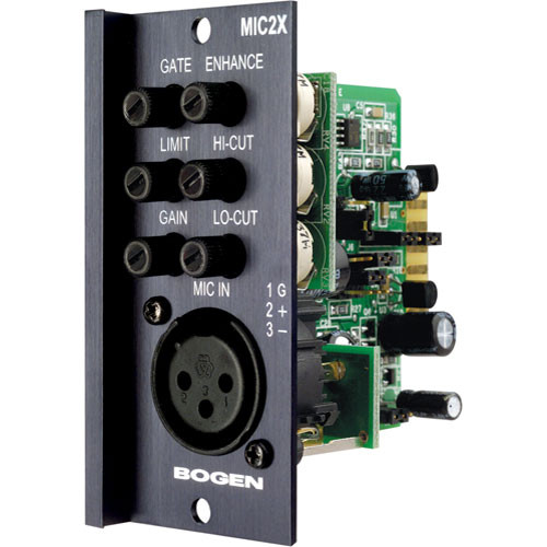 Bogen Communications MIC2X Módulo de entrada de micrófono balanceado electrónicamente (XLR)