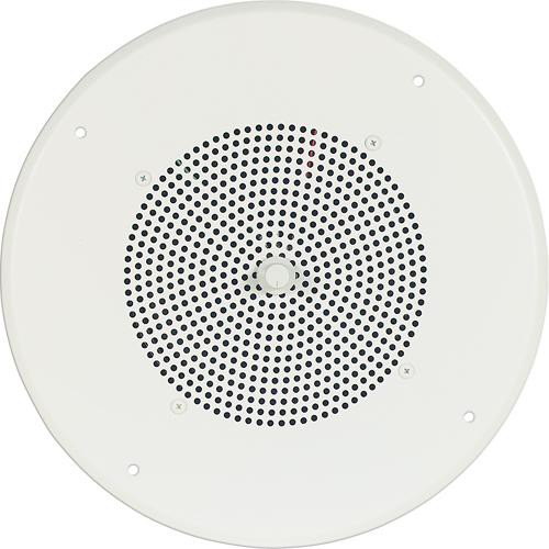 Bogen Ceiling Speaker Assembly with S810 8\" Cone & Screw-Terminal Bridge (Bright White)