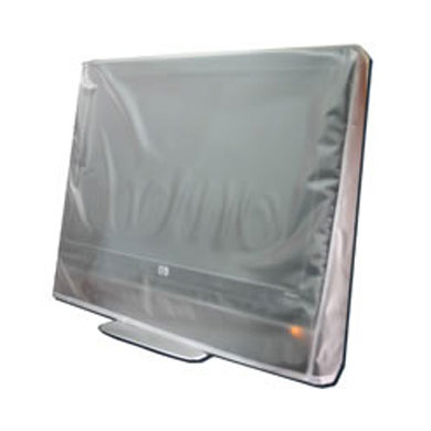 FUNDA PLASTICA PARA MONITOR DE 19", BLANCA