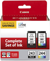 CANON PG-243/CL-244  PAQUETE MÃšLTIPLE DE TINTA, COMPATIBLE CON IMPRESORAS TR4520, MX492, MG2520, MG2922, TS302 Y TS202