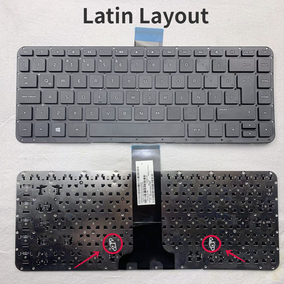 Teclado LA SP TR HB IT para HP Pavilion x360 13-A 13-A000 13-A100 serie 13-A200