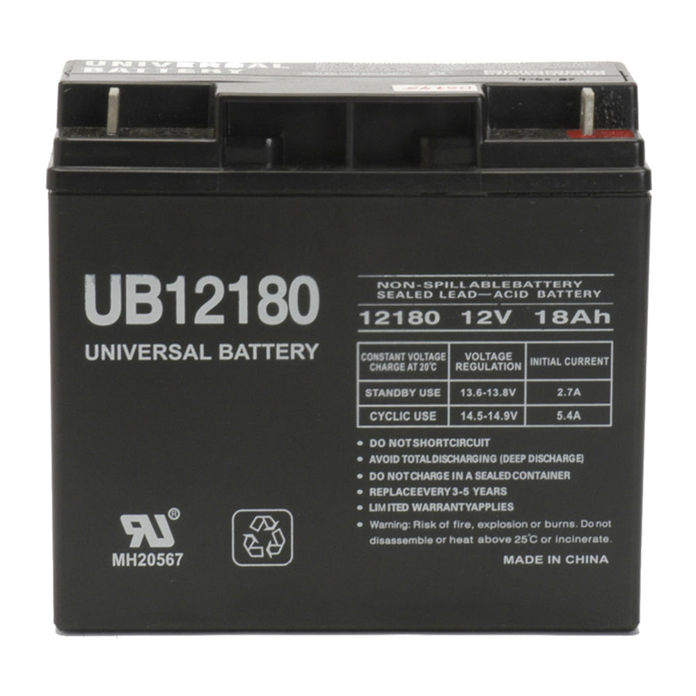 UPG 12V 18AH SLA BATERIA PARA NPOWER 457801 800A JUMPSTARTER