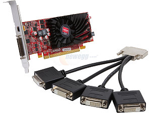 JATON Video-PX369-QUAD Radeon HD 6570 1GB 128-Bit DDR3 PCI Express x16 Low Profile Ready Video Card