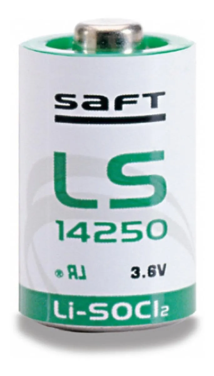 Saft LS14250 - Batería de litio de 3,6 V, 1/2 AA, 3,6 voltios, 1200 mAh, GE Simon XT