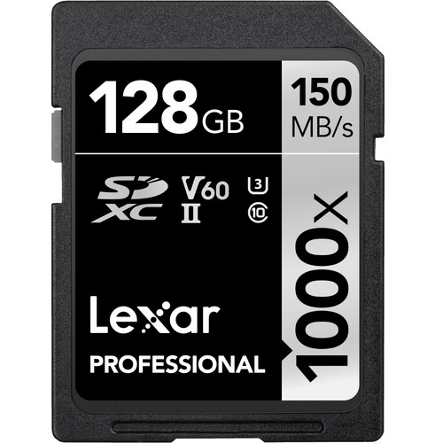 TARJETA DE MEMORIA LEXAR 128GB PROFESSIONAL 1000X UHS-ll SDXC