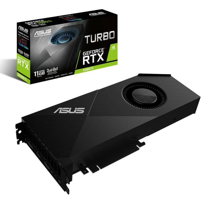 ASUS GeForce RTX 2080 Ti Turbo 11GB GDDR6 Graphics Card.