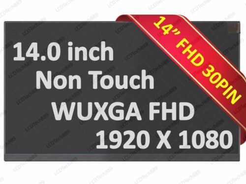 Lenovo SD10W89581 14.0" WUXG LED Pantalla LCD 1920X1080 eDP 30 PINES
