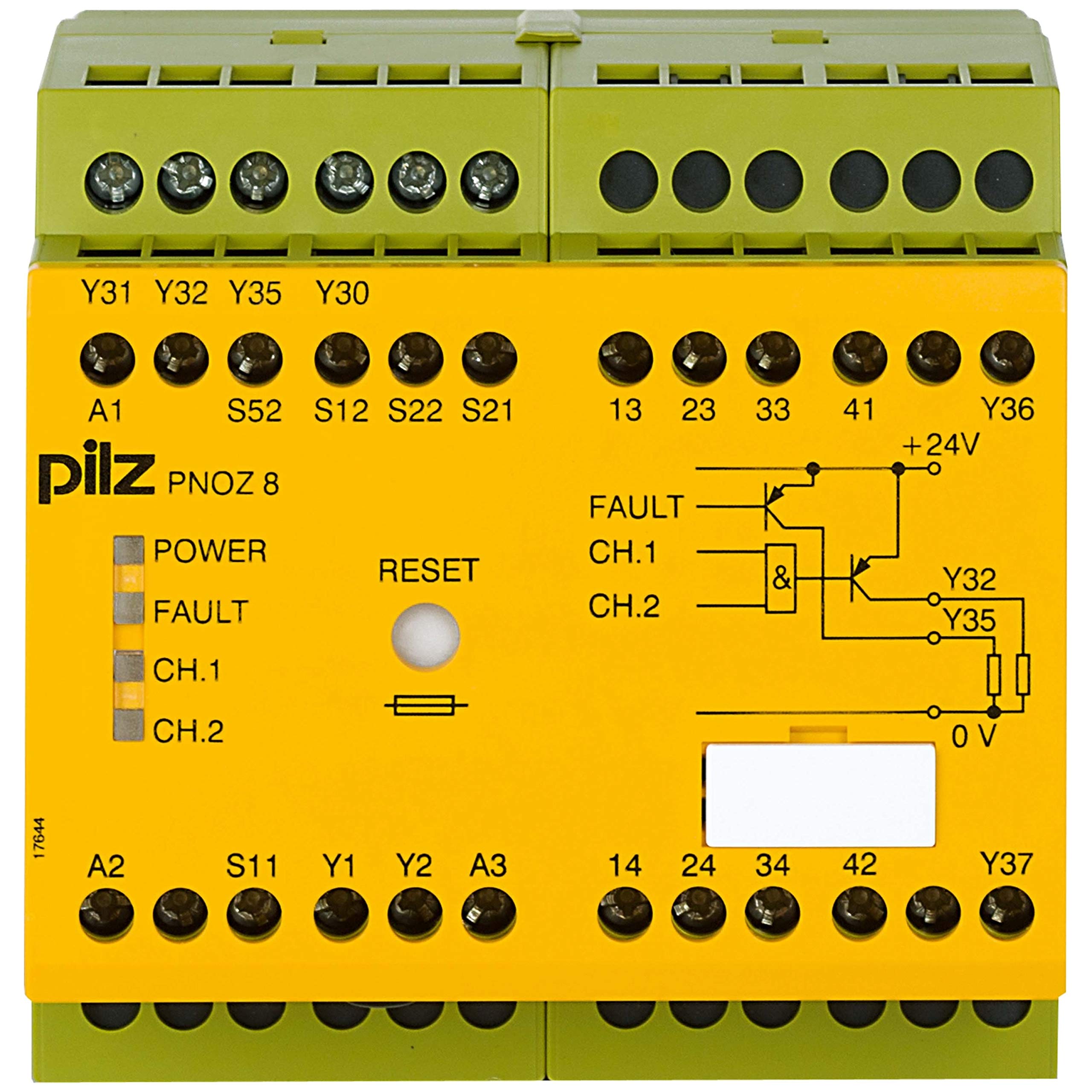 774760 Pilz - PNOZ 8 24VDC 3N/O 1N/C 2SO