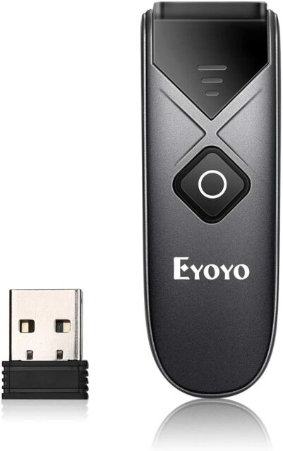 Eyoyo EY-015L Mini Portable 1D Bluetooth Wireless Barcode Scanner 3-in-1 2.4G