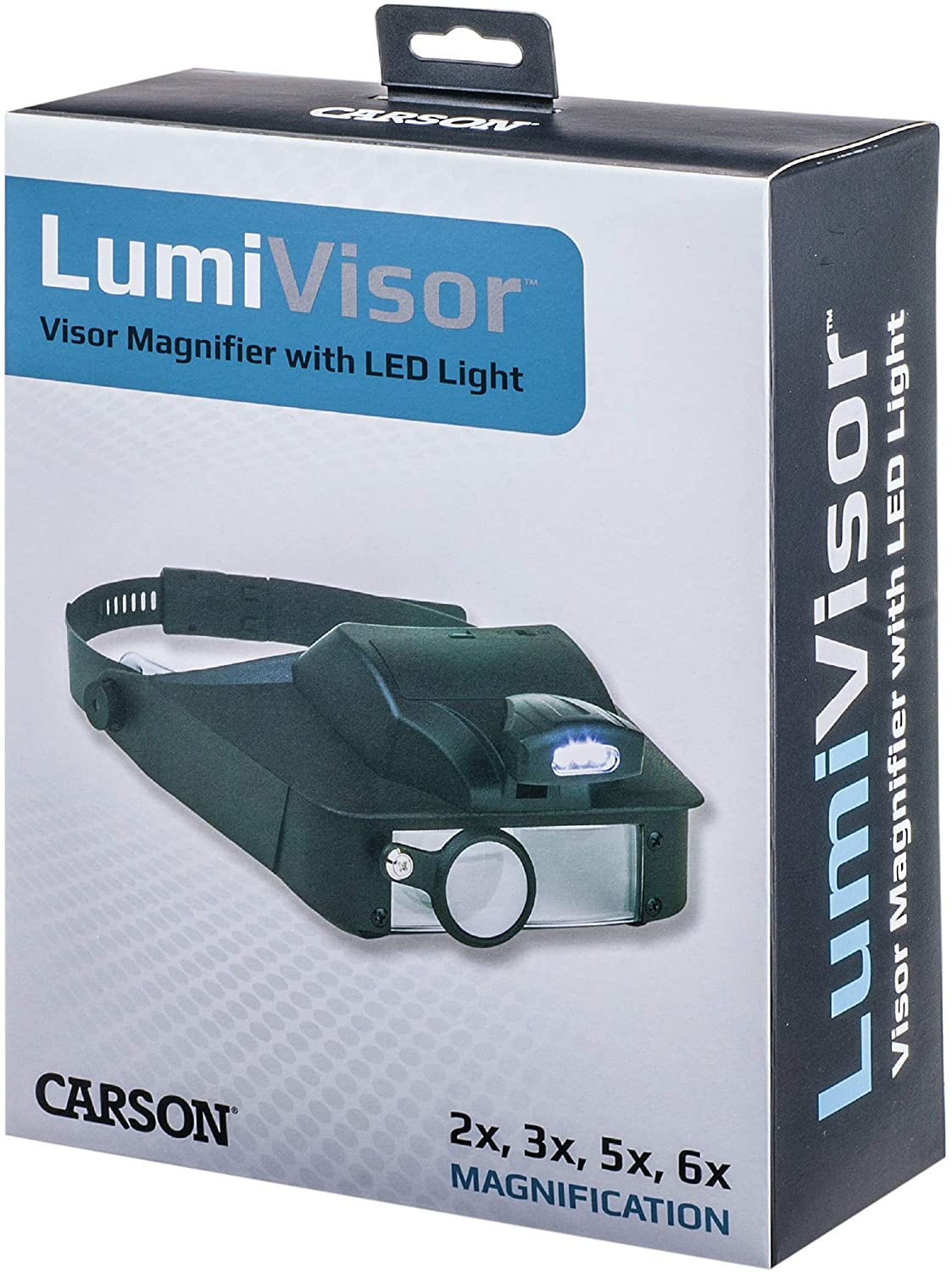 Visera de Cabeza con Lupa iluminada LED LV-10
