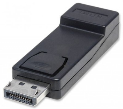 Adaptador Displayport a HDMI MANHATTAN 151993, Negro, DisplayPort, HDMI