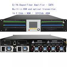 Triple-play OSW OT EDFA WDM 16x22dBm, 32x22dBm with WDM 1550nm Optical Fiber Amplifier Cable Erbium-Doped Fiber Amplifier (EDFA)