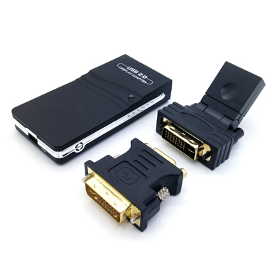 CONVERTIDOR USB A DVI-HDMI-SVGA