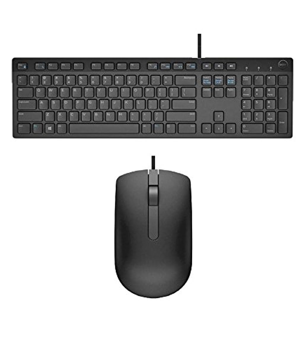 CONJUNTO DE TECLADO Y MOUSE CON CABLE USB DE DELL (NEGRO) KB216+MS116