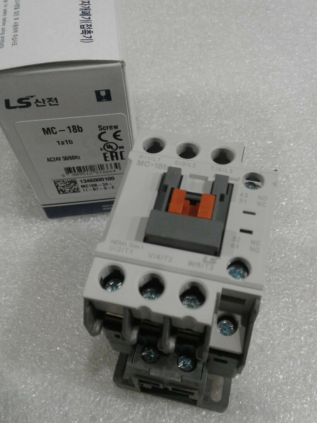 Contactor LS 3 Polos MC-018b/3-24   40A AC1 18A AC3 COIL 24VAC