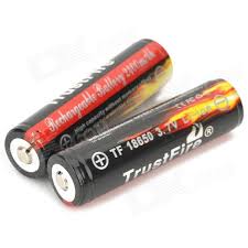 TRUSTFIRE 3.7V 3000MAH 18650 BATERIA DE IONES DE LITIO PROTEGIDA (UN PAR)