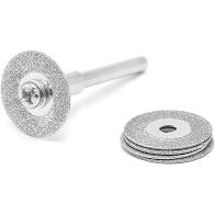 Juego 5 Disco Corte Diamante 18 Mm +1 Mandril