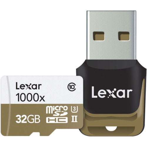 Lexar 32GB Professional 1000x UHS-II Micro SDHC Class 10 U3 3D 4K Memory Card
