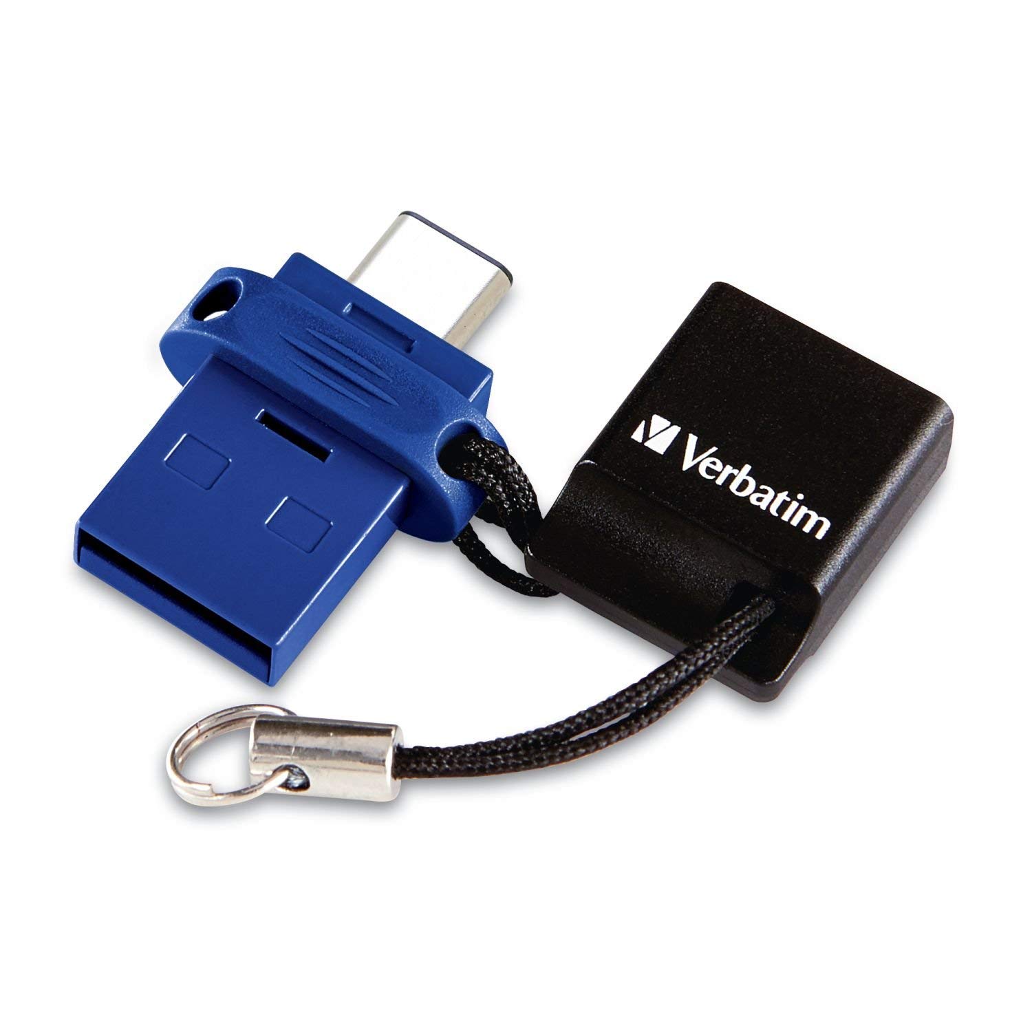 Verbatim 16GB Store Go Dual USB Flash Drive for USB-C Devices - Blue