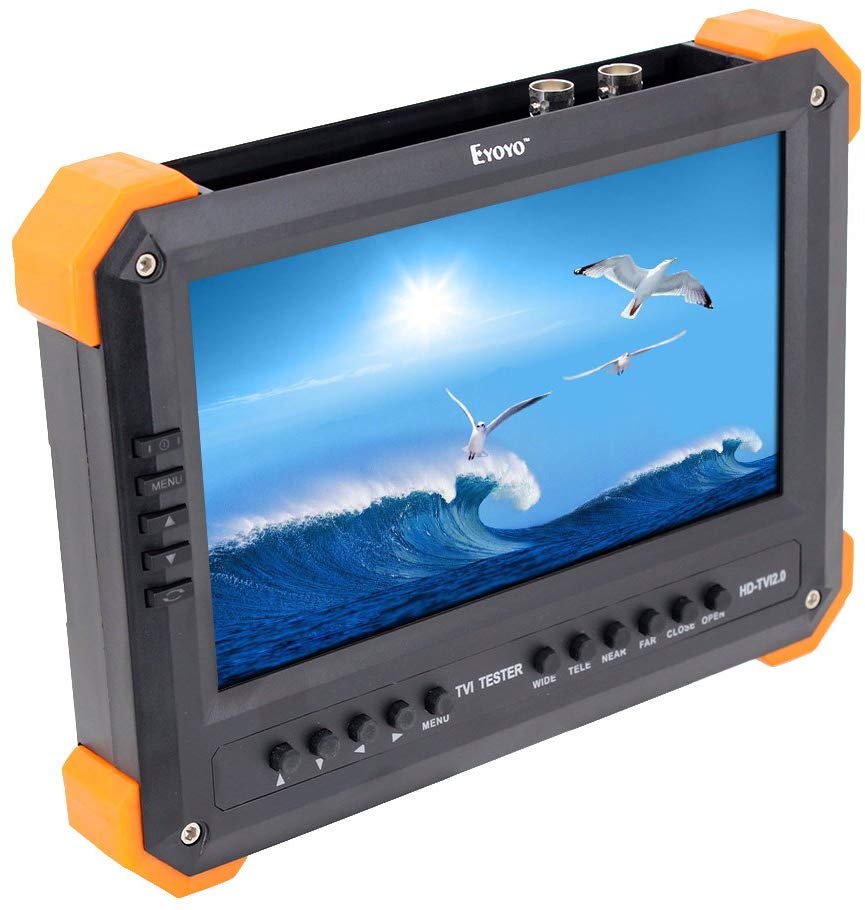 Pantalla  seesii x41ta 7" visualización LCD HD-TVI + ahd2.0 HDMI + VGA + CVBS cámara video Test Tester 12 V-Out (x41ta)