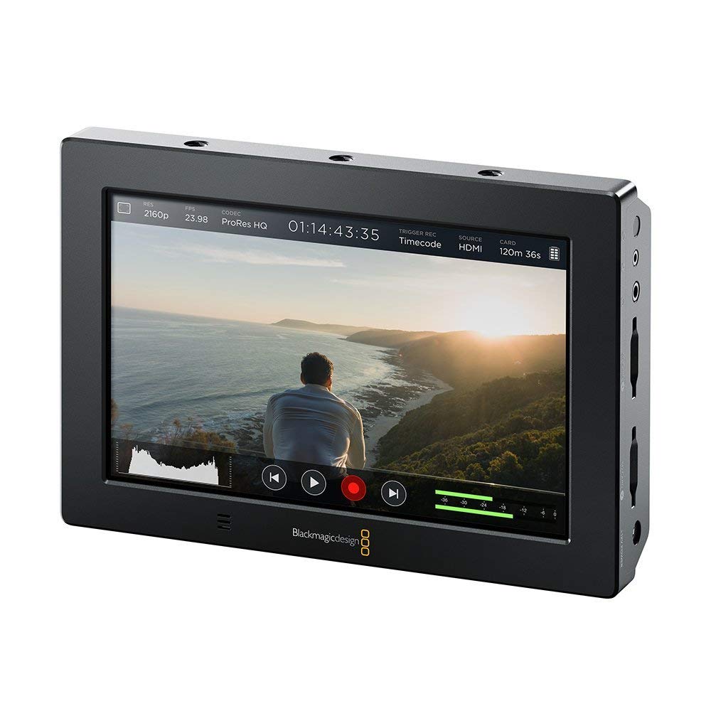 Blackmagic Design Video Assist 4K, Monitor de alta resolución de 7 "con grabadora Ultra HD