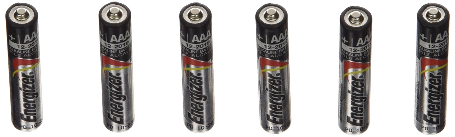 6 pilas Energizer AAAA Alkaline Batteries for Streamlight Stylus Lights