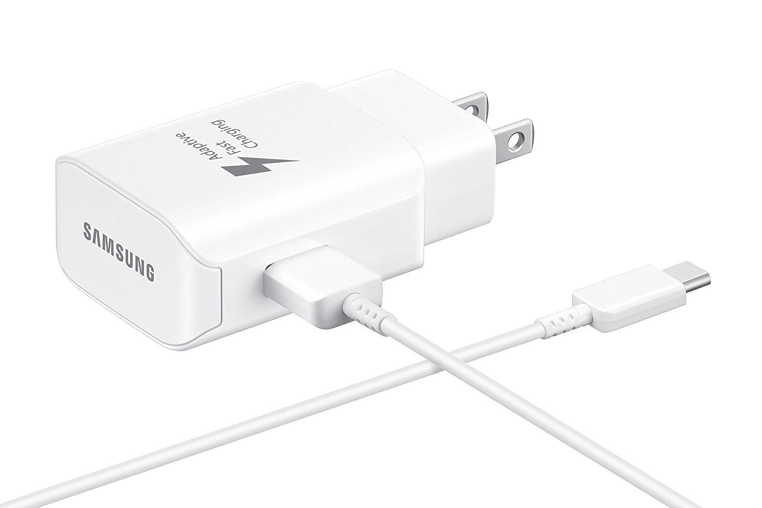 Samsung USB-C Fast Charging Adapter, White (EP-TA300CWEGUJ)