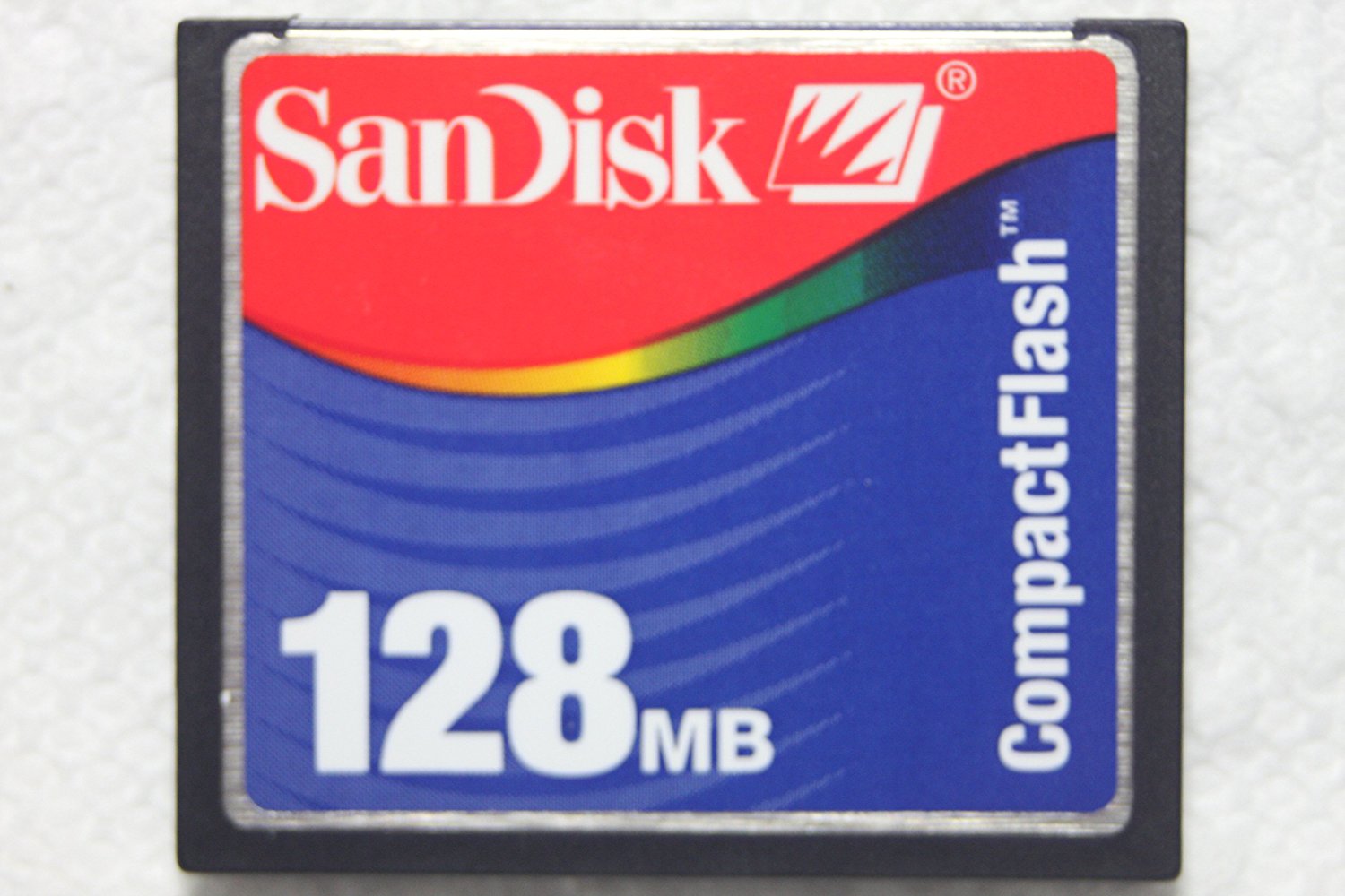 128MB Sandisk CF (Compact Flash) Card SDCFB-128 or SDCFJ-128 (CAV). 50 pin CF 24X 128MB