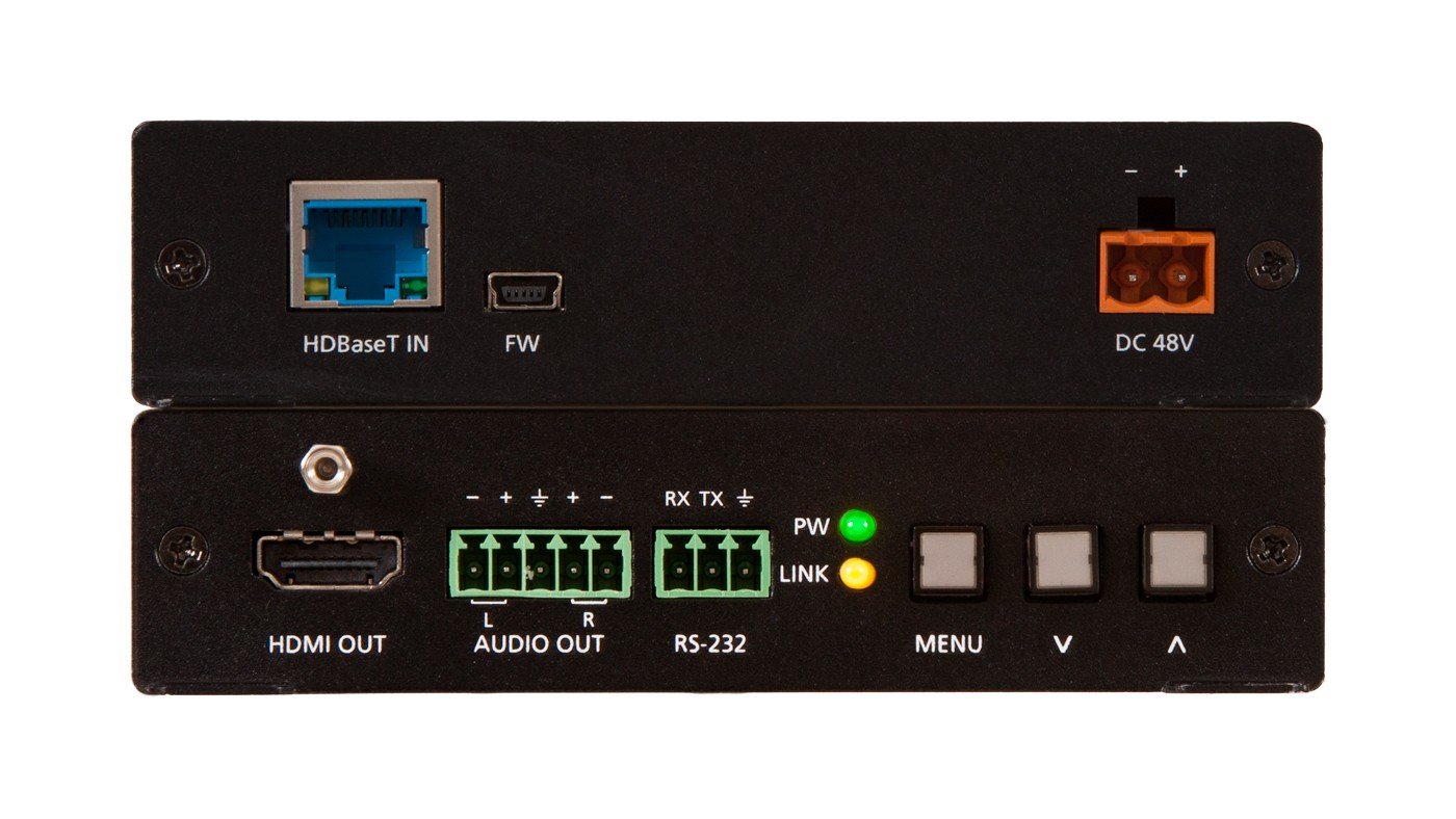 Atlona HDBaseT Scaler with HDMI and Analog Audio Outputs. AT-HDVS-150-RX