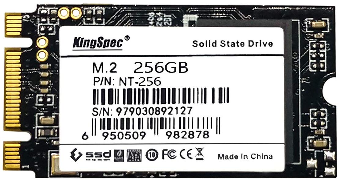 SSD KingSpec M2 PCIE 2242 NVME SSD 256GB