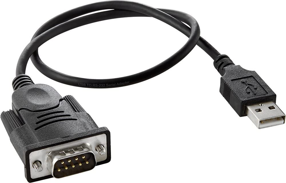 Insignia NS-PU99501 - Cable adaptador de USB a RS-232 (DB9) de 1,3 pulgadas, color negro
