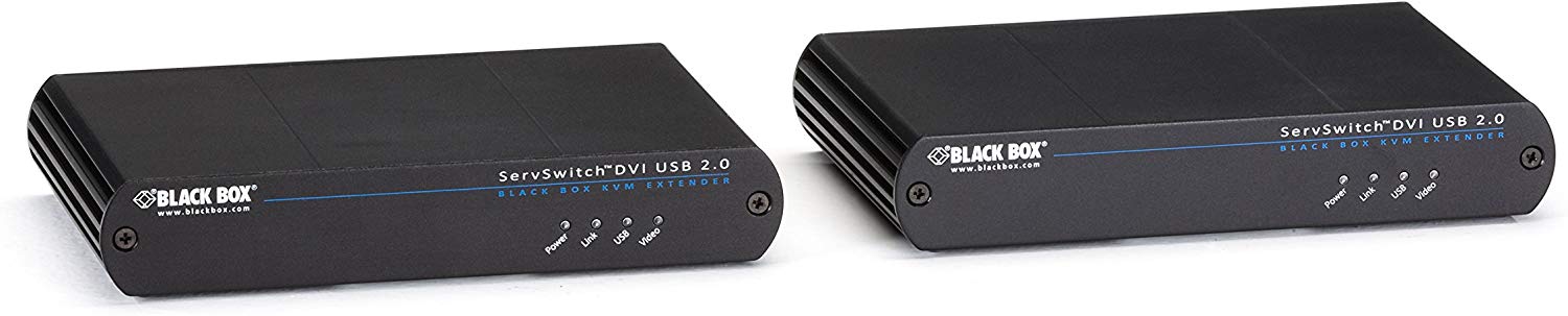 Black Box KVM Extender – DVI-D, USB 2.0, sobre CATx