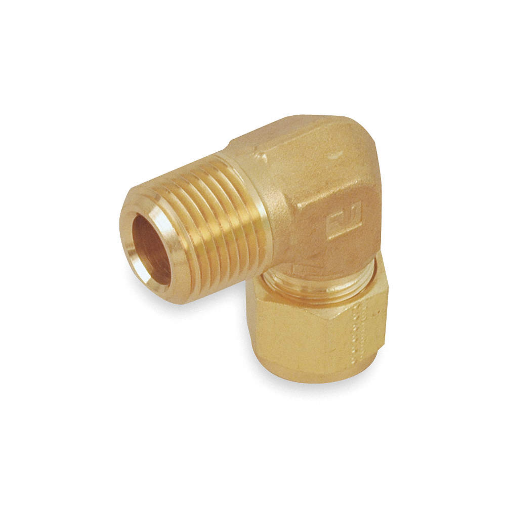 Latón CPI™ x MNPT Codo Macho, 90°, 1/4" Tamaño del Tubo