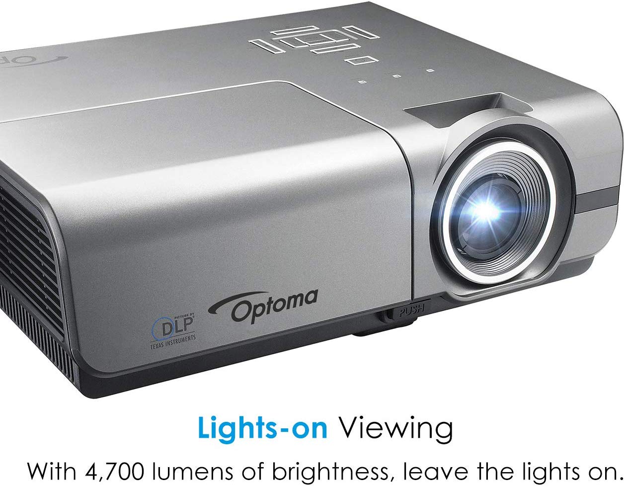 Optoma EH500 Proyector, 1080P, 4700 Lúmenes, DLP, Full HD, 3D