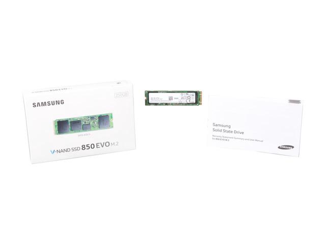 SAMSUNG 850 EVO M.2 2280 250GB SATA III 3-D Vertical Internal SSD Single Unit Version MZ-N5E250BW