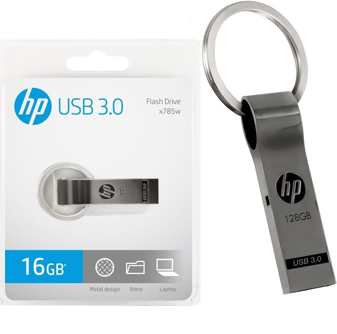 HP X785W 128GB USB 3.0 MEMORIA FLASH DRIVE DE METAL
