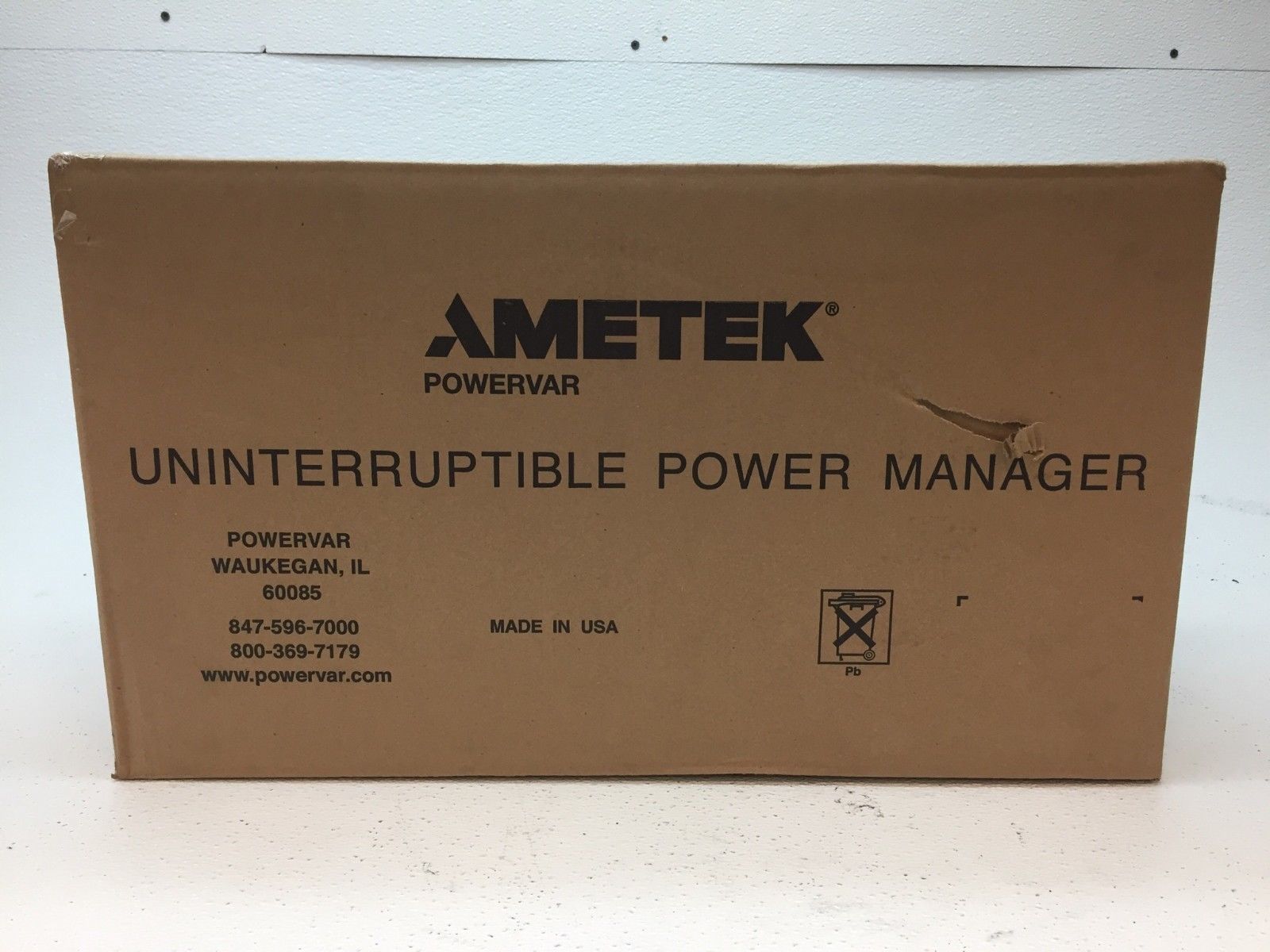 PowerVar Ametek Security II Series UPM ABCE802-11
