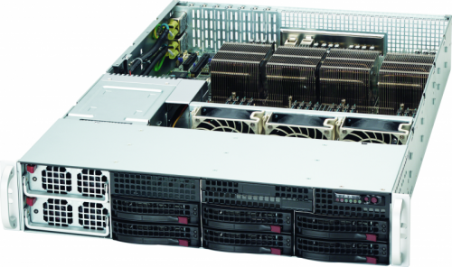 SUPERMICRO A+ Server 2042G-72RF4 - 6x SATA/SAS - LSI 2208 6G SAS - 1400W REDUNDANT