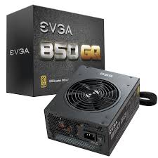 EVGA GQ SERIES 850W ATX12V/ EPS12V 80 PLUS GOLD MODULAR POWER SUPPLY  BLACK