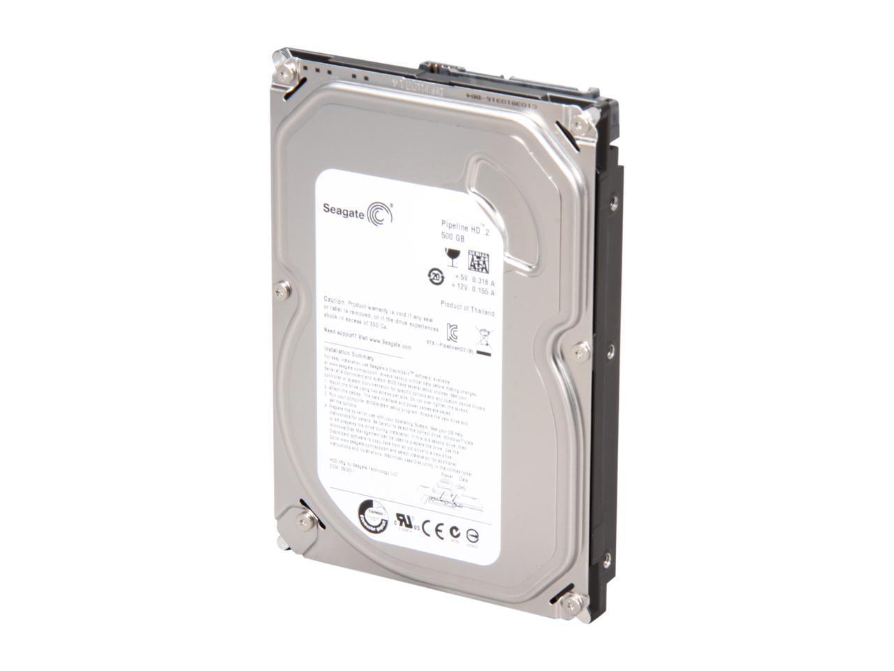 Seagate Pipeline HD ST3500312CS 500GB 5900 RPM 8MB Cache SATA 3.0Gb/s 3.5" Internal Hard Drive Bare Drive