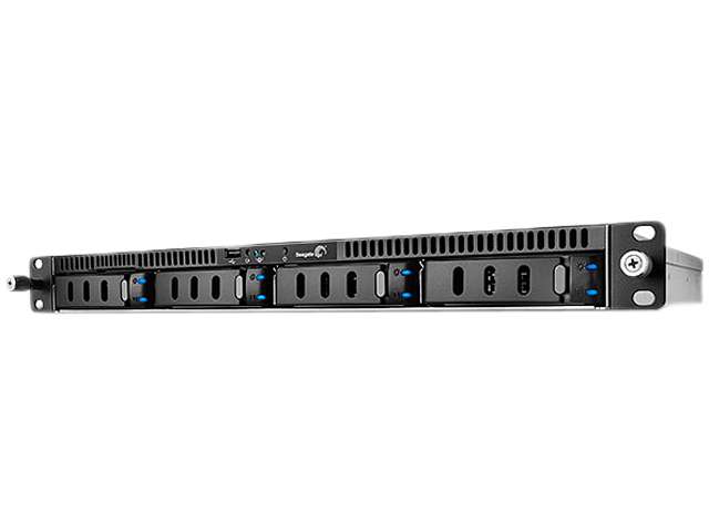 SEAGATE BUSINESS STORAGE RACKMOUNT STDN16000100 4-BAY 16TB (4x 4TB SERIAL ATA) 1U DUAL GIGABIT ETHERNET iSCSI NAS STORAGE ARRAY