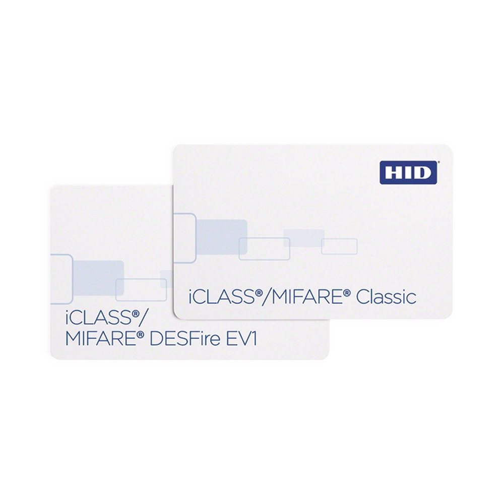 2320BMGGMNN - Tarjeta DUAL iClass + Mifare/ PVC Compuesto/ Garantía de por Vida