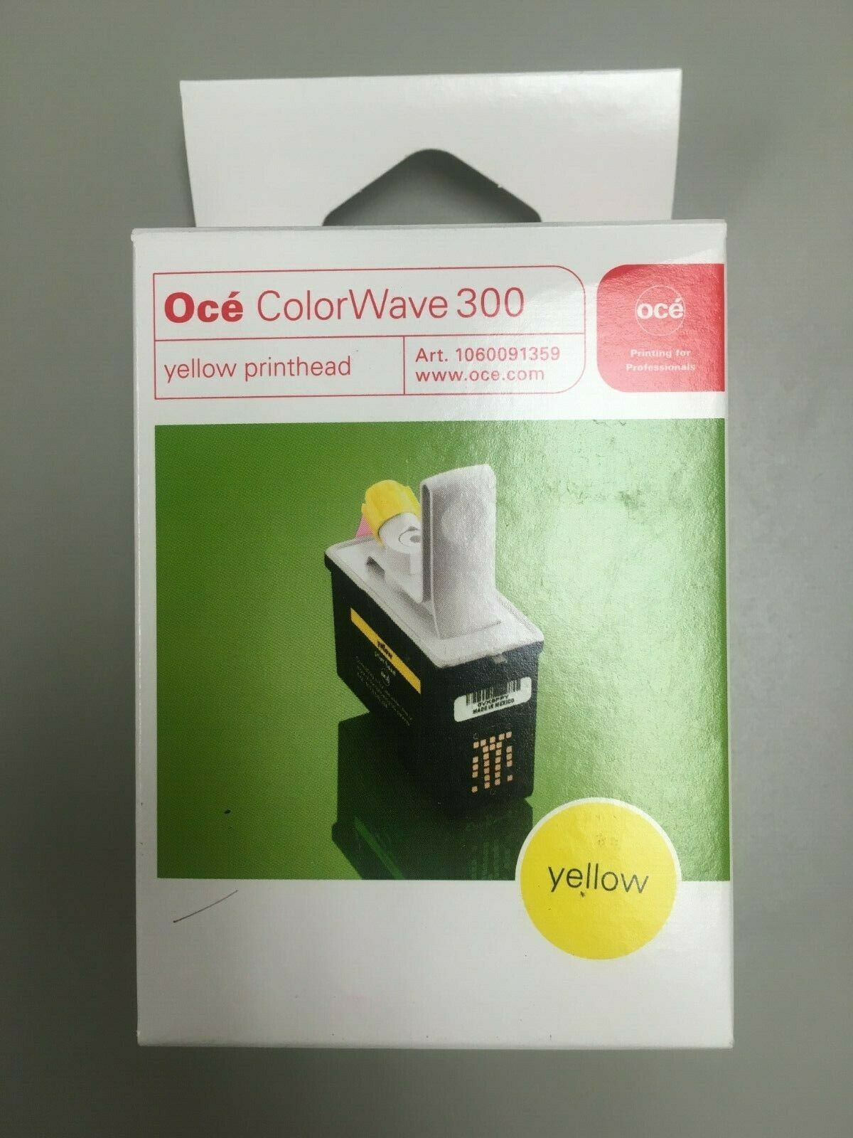 OCE ColorWave 300, cabezal de impresión amarillo