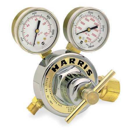 Harris 25-50C-510P Gas Regulator, Single Stage, Cga-510P, 0 To 50 Psi