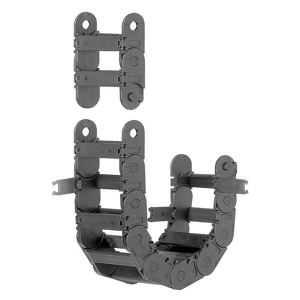 IGUS 250-03-055-0-4 Cable Carrier,Med,Open,OW2.13In / 54mm