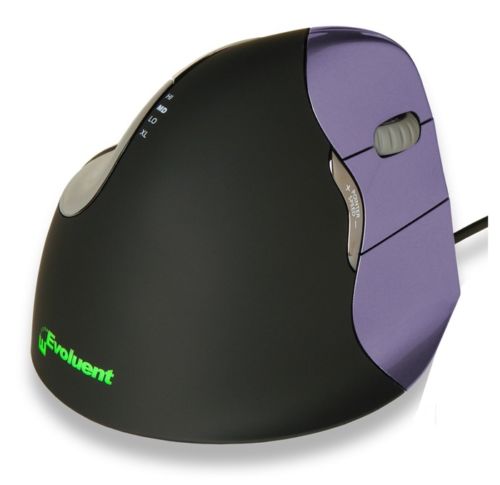 Evoluent VM4S Vertical Mouse 4 Right Small Ergonomic Mouse Plus Jestik Microfiber Cloth