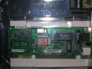 EZ-2000/CT 16 BI4 10/100MBPS ACPI ETHERNET ISA CARD NETWARE RJ45 BNC