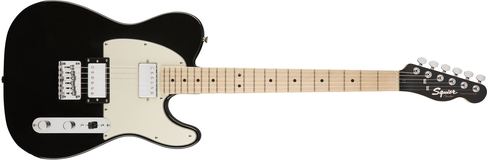 Fender Squier Contemporary Telecaster mano martillado Guitarra con diapasón de arce Negro Metálico
